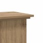 vidaXL Βάσεις Φυτών Αρτισιανή Δρυς 33x33x100 εκ. Επεξ. Ξύλο