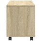 vidaXL Ντουλάπι Τροχήλατο Sonoma Δρυς 72x33x42,5 εκ. Επεξ. Ξύλο