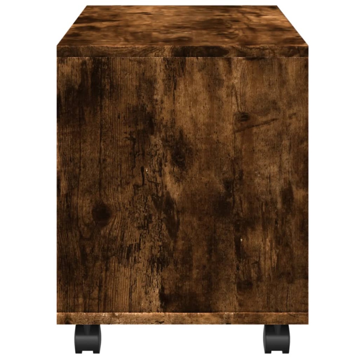 vidaXL Ντουλάπι Με Ροδάκια Καπνιστή Δρυς 72x33x42,5 εκ. Επεξ. Ξύλο
