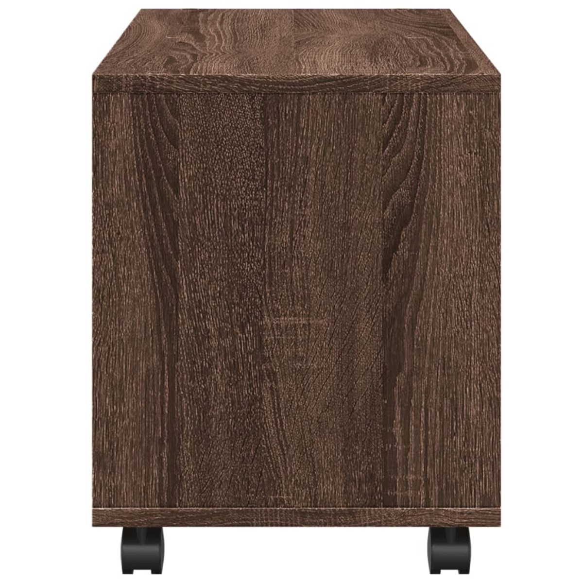 vidaXL Ντουλάπι Τροχήλατο Καφέ Δρυς 72x33x42,5 εκ. από Επεξ. Ξύλο