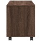 vidaXL Ντουλάπι Τροχήλατο Καφέ Δρυς 72x33x42,5 εκ. από Επεξ. Ξύλο