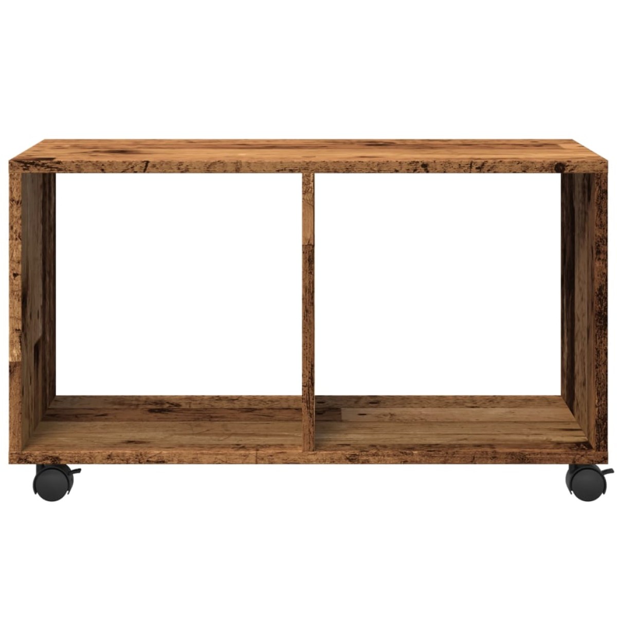 vidaXL Ντουλάπι Τροχήλατο Όψη Παλαιού Ξύλου 72x33x42,5 εκ. Επεξ. Ξύλο