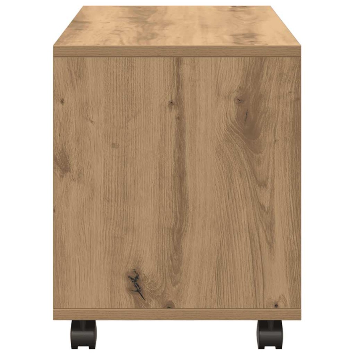vidaXL Ντουλάπι Τροχήλατο Αρτισιανή Δρυς 72x33x42,5 εκ. Επεξ. Ξύλο