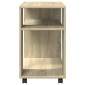 vidaXL Βοηθητικό Τραπέζι με Ρόδες Sonoma Δρυς 70x35x60 εκ. Επεξ. Ξύλο
