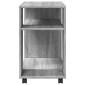 vidaXL Βοηθητικό Τραπέζι με Ρόδες Γκρι Sonoma 70x35x60 εκ Επεξ. Ξύλο