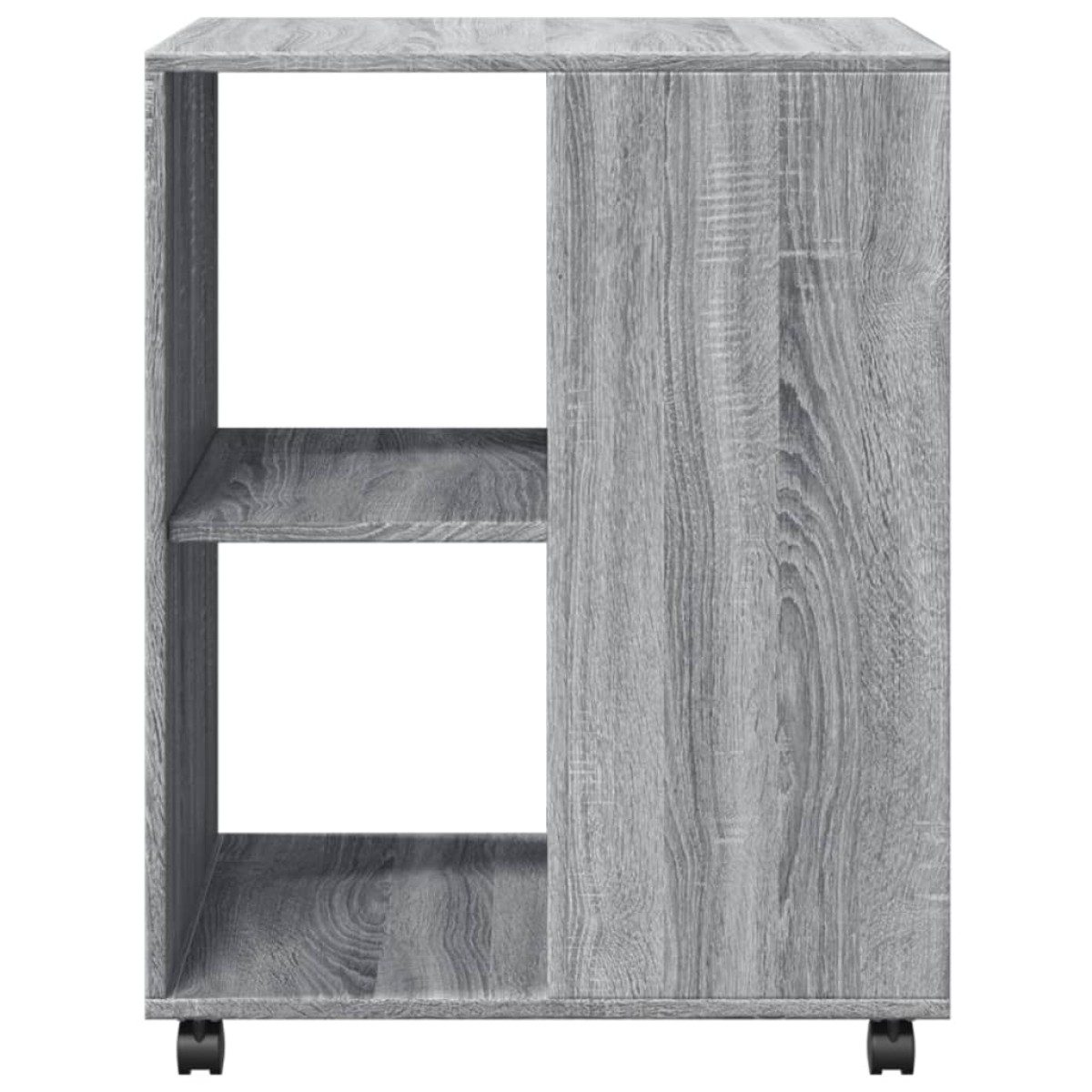 vidaXL Βοηθητικό Τραπέζι με Ρόδες Γκρι Sonoma 55x60x78 εκ Επεξ. Ξύλο