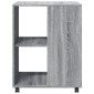vidaXL Βοηθητικό Τραπέζι με Ρόδες Γκρι Sonoma 55x60x78 εκ Επεξ. Ξύλο