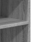 vidaXL Βοηθητικό Τραπέζι με Ρόδες Γκρι Sonoma 55x60x78 εκ Επεξ. Ξύλο