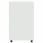 vidaXL Ντουλάπι Τροχήλατο Λευκό 60 x 48 x 81 εκ. από Επεξ. Ξύλο