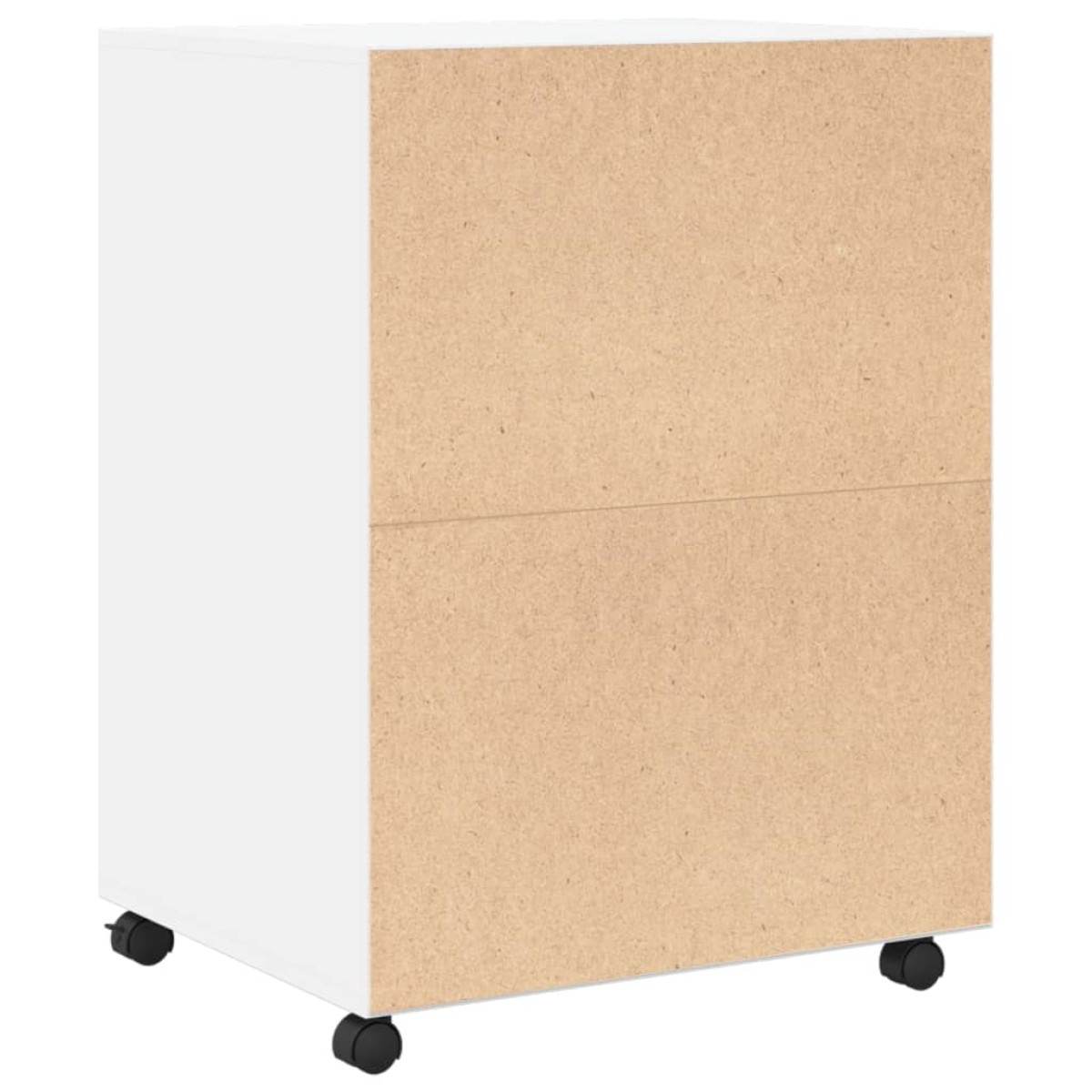 vidaXL Ντουλάπι Τροχήλατο Λευκό 60 x 48 x 81 εκ. από Επεξ. Ξύλο