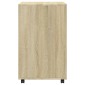 vidaXL Ντουλάπι Τροχήλατο Sonoma Δρυς 60x48x81 εκ. από Επεξ. Ξύλο