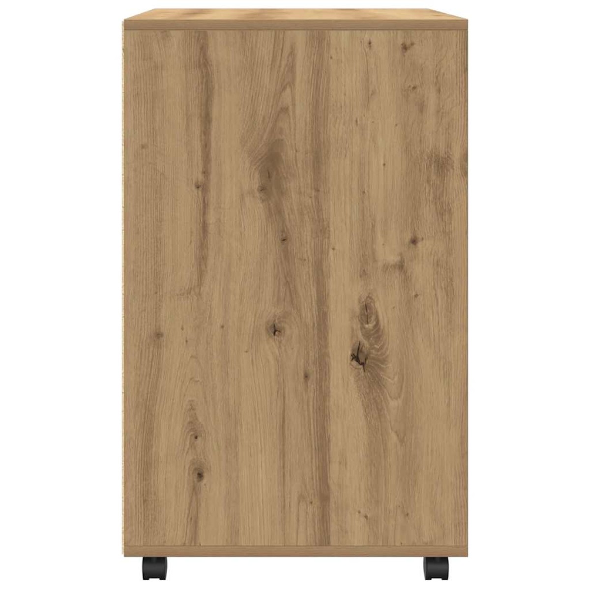 vidaXL Ντουλάπι Τροχήλατο Αρτισιανή Δρυς 60x48x81 εκ. από Επεξ. Ξύλο