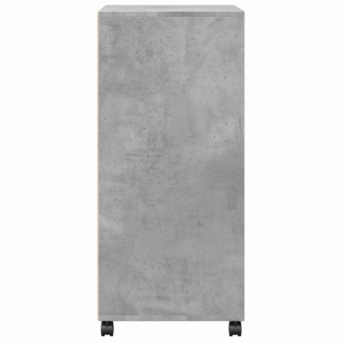 vidaXL Ντουλάπι Τροχήλατο Γκρι Σκυρ. 55x40x91 εκ. από Επεξ. Ξύλο
