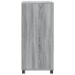 vidaXL Ντουλάπι Με Ροδάκια Γκρι Sonoma 55x40x91 εκ. Επεξεργασμένο Ξύλο