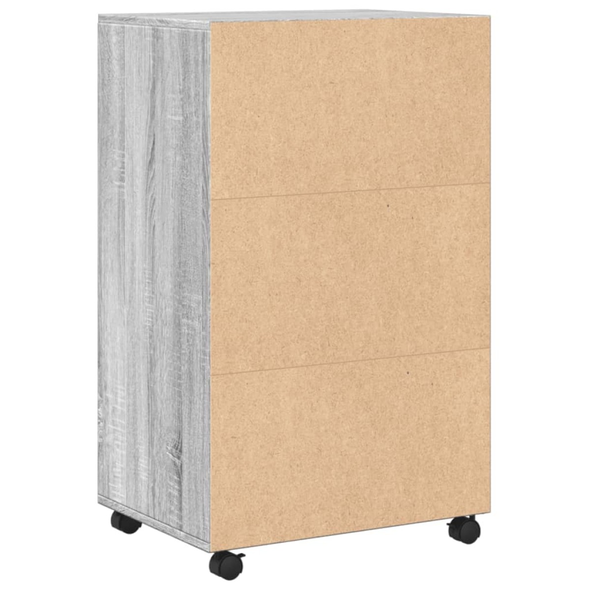 vidaXL Ντουλάπι Με Ροδάκια Γκρι Sonoma 55x40x91 εκ. Επεξεργασμένο Ξύλο