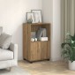 vidaXL Ντουλάπι Τροχήλατο Αρτισιανή Δρυς 55x40x91 εκ. από Επεξ. Ξύλο
