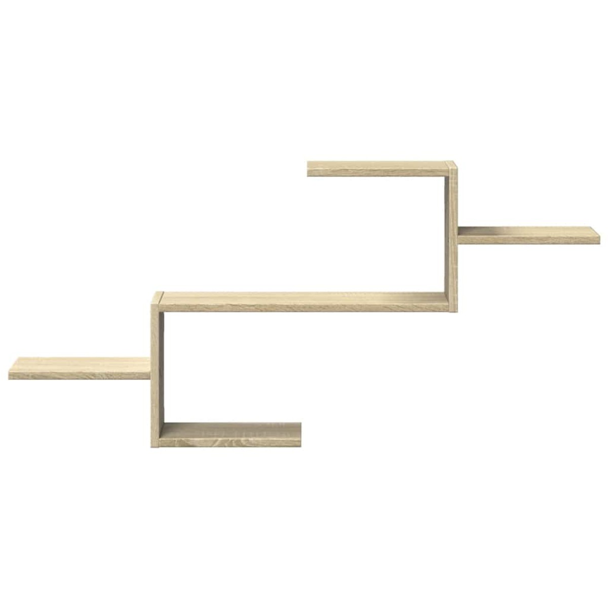 vidaXL Ράφι Τοίχου Sonoma Δρυς 104x15x49 εκ. από Επεξεργασμένο Ξύλο