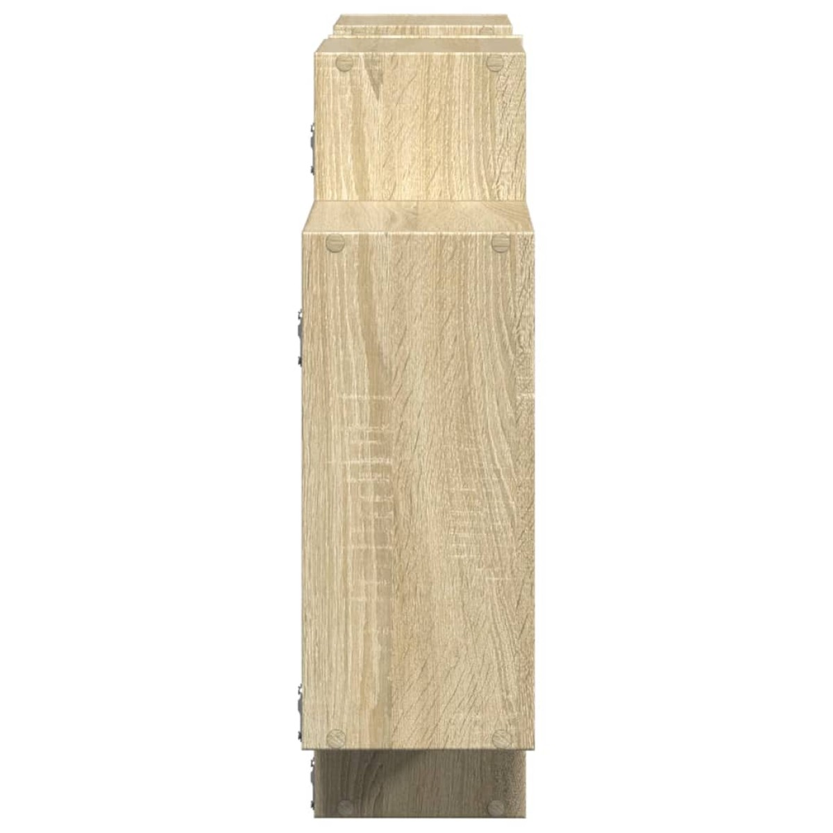 vidaXL Ραφιέρα Τοίχου Sonoma Δρυς 159x18x65 εκ. από Επεξεργ. Ξύλο