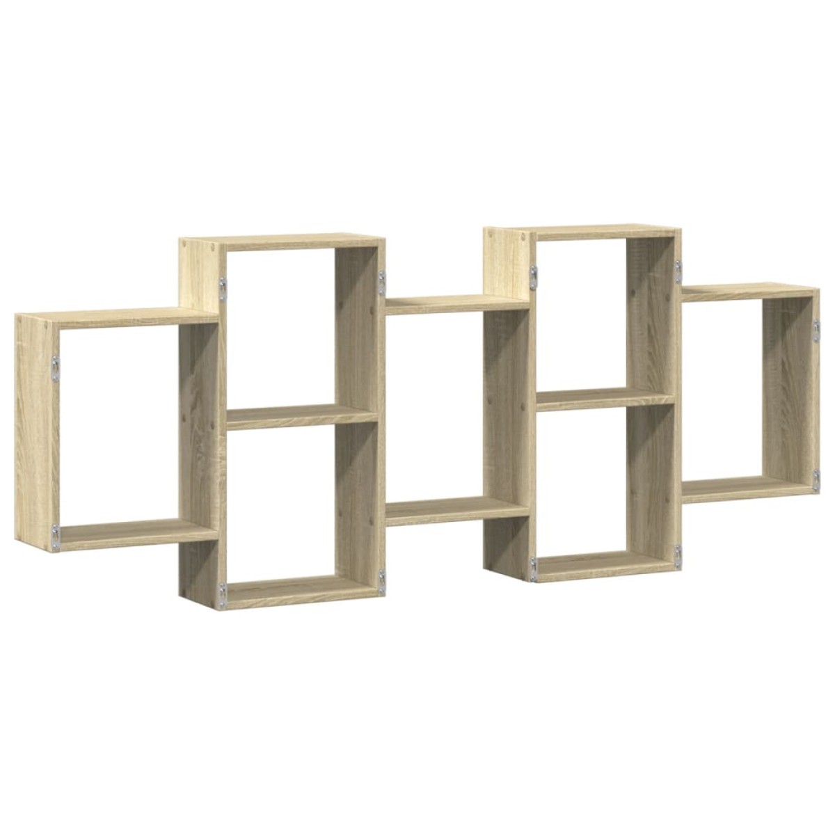 vidaXL Ραφιέρα Τοίχου Sonoma Δρυς 159x18x65 εκ. από Επεξεργ. Ξύλο