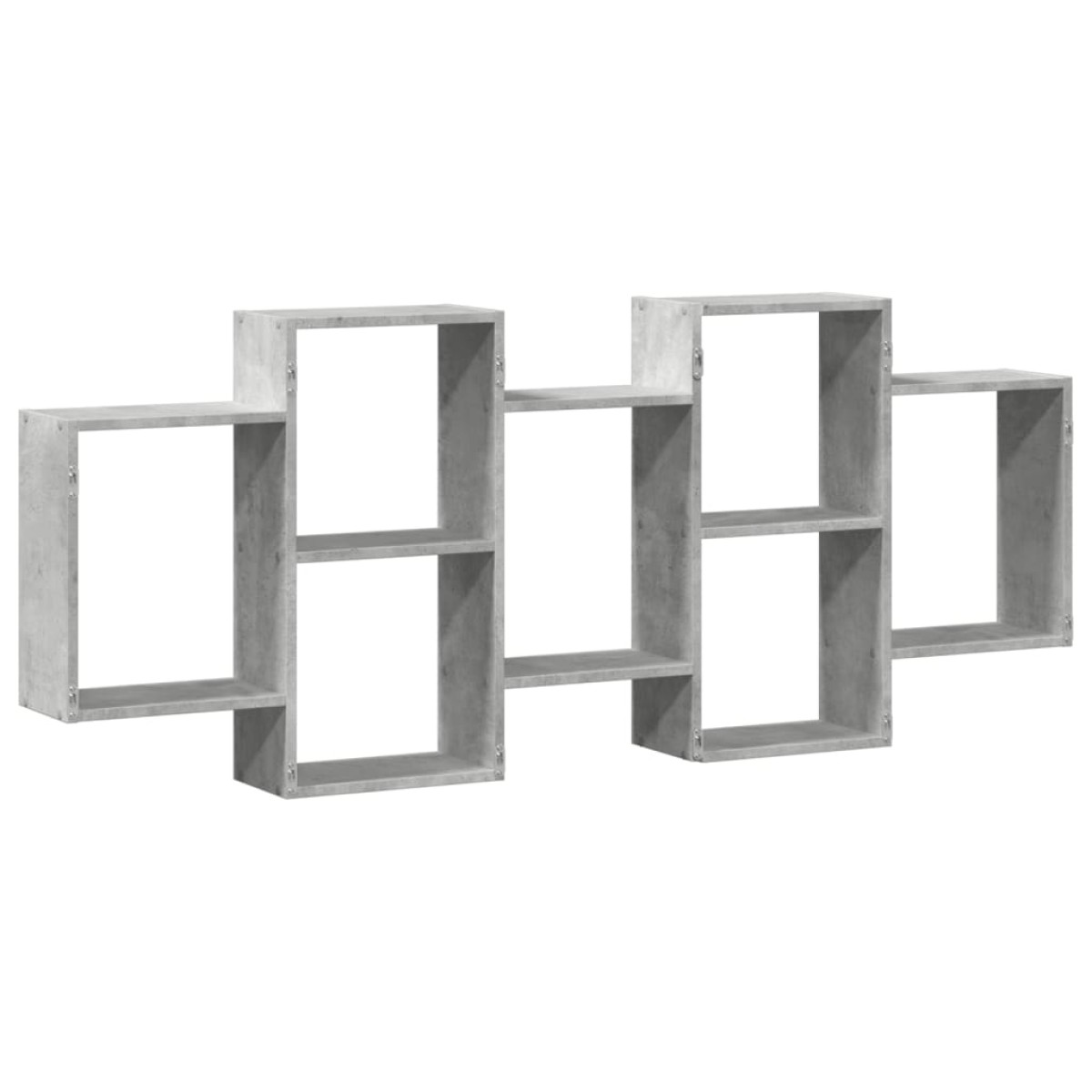 vidaXL Ραφιέρα Τοίχου Γκρι Σκυροδέματος 159x18x65 εκ. από Επεξ. Ξύλο