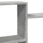 vidaXL Ραφιέρα Τοίχου Γκρι Σκυροδέματος 159x18x65 εκ. από Επεξ. Ξύλο