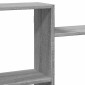 vidaXL Ραφιέρα Τοίχου Γκρι Sonoma 159x18x65 εκ. Επεξεργασμένο Ξύλο