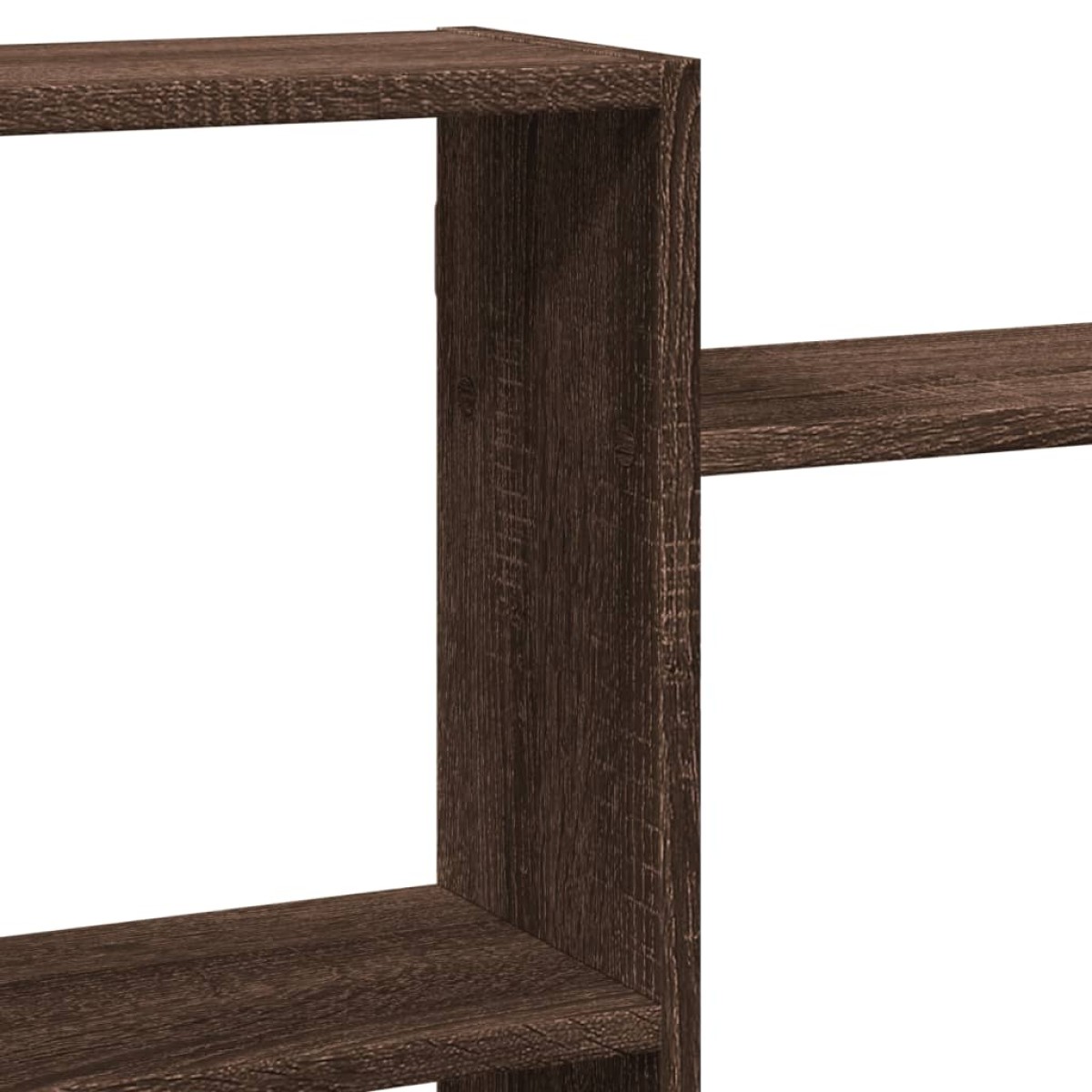 vidaXL Ραφιέρα Τοίχου Καφέ Δρυς 159x18x65 εκ. από Επεξεργασμένο Ξύλο