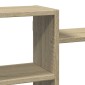 vidaXL Ραφιέρα Τοίχου Sonoma Δρυς 129x18x42 εκ. από Επεξεργ. Ξύλο