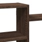 vidaXL Ραφιέρα Τοίχου Καφέ Δρυς 129x18x42 εκ. από Επεξεργασμένο Ξύλο