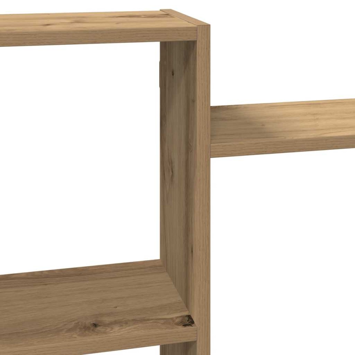 vidaXL Ράφι Τοίχου Αρτισιανή Δρυς 129x18x42 εκ. από Επεξεργασμένο Ξύλο