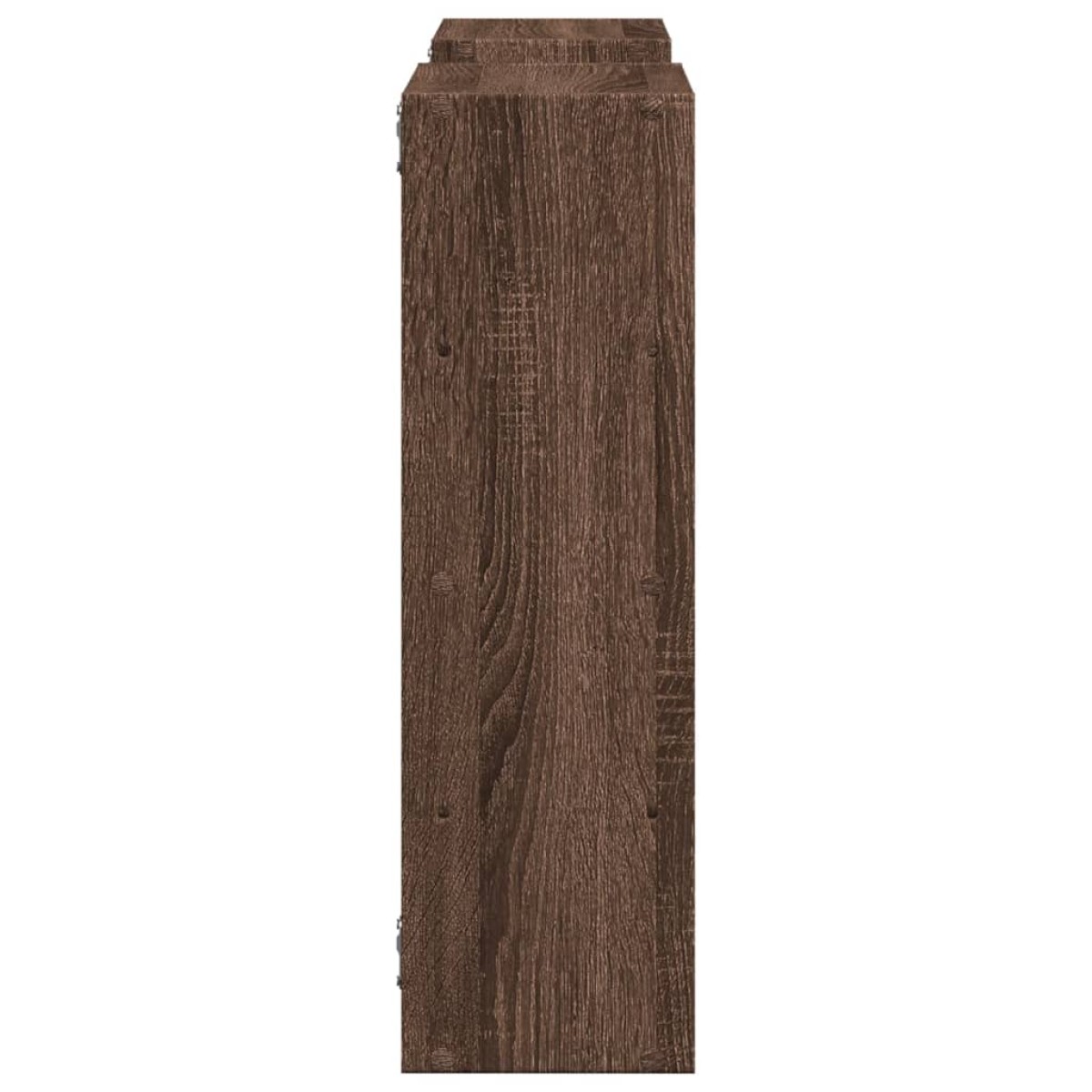 vidaXL Ραφιέρα Τοίχου Καφέ Δρυς 96x18x60 εκ. Επεξεργασμένο Ξύλο