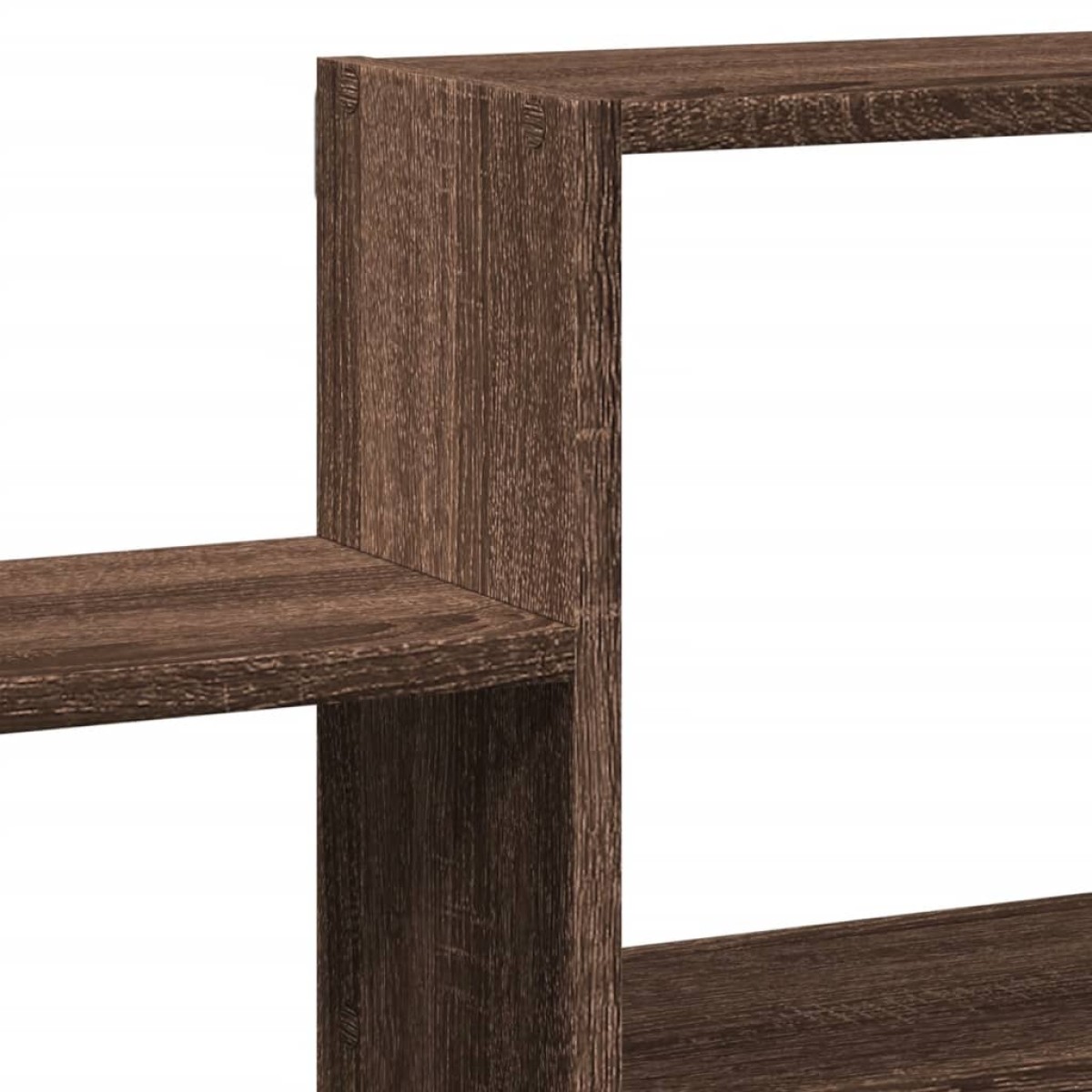 vidaXL Ραφιέρα Τοίχου Καφέ Δρυς 96x18x60 εκ. Επεξεργασμένο Ξύλο