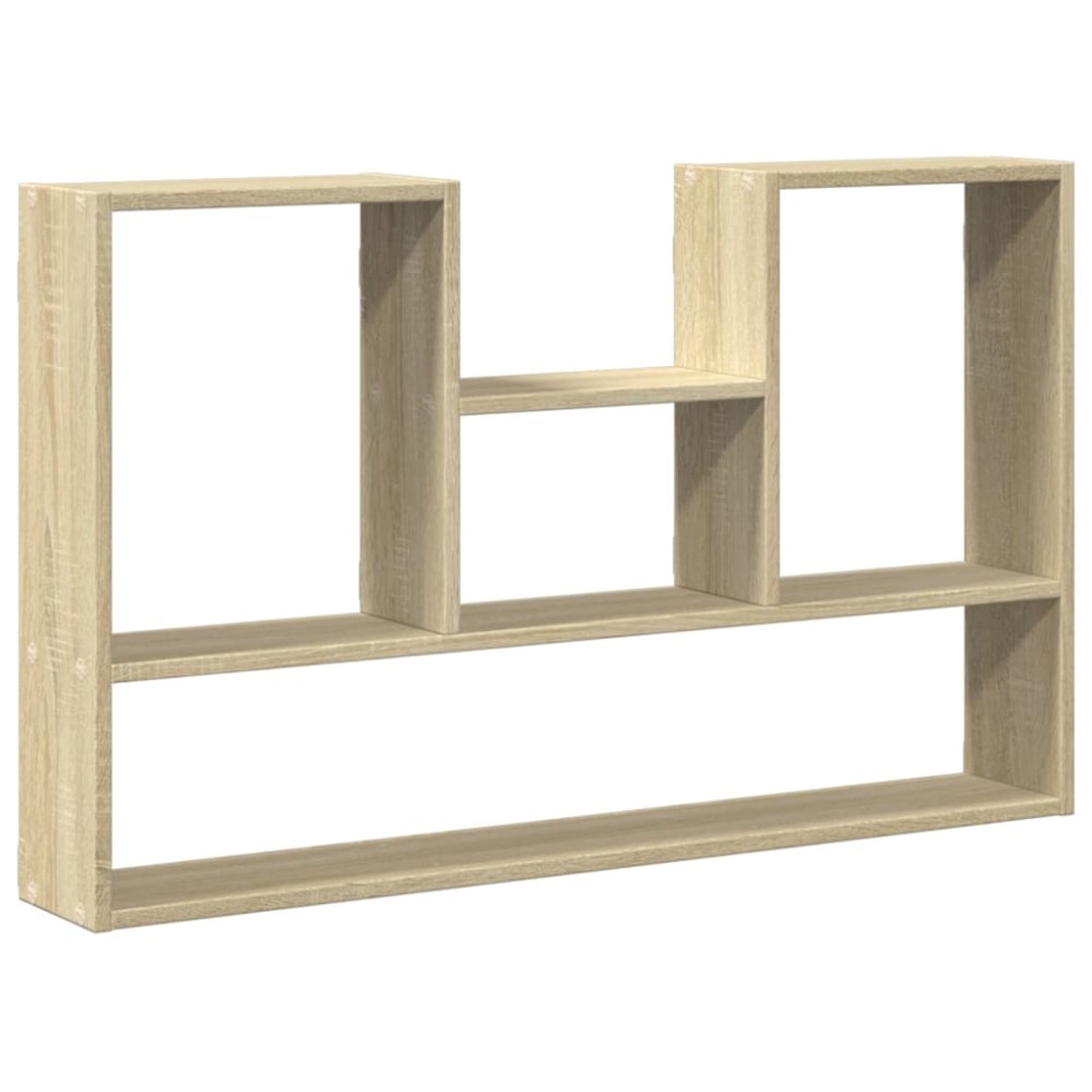 vidaXL Ραφιέρα Τοίχου Sonoma Δρυς 99x15x60 εκ. από Επεξεργασμένο Ξύλο