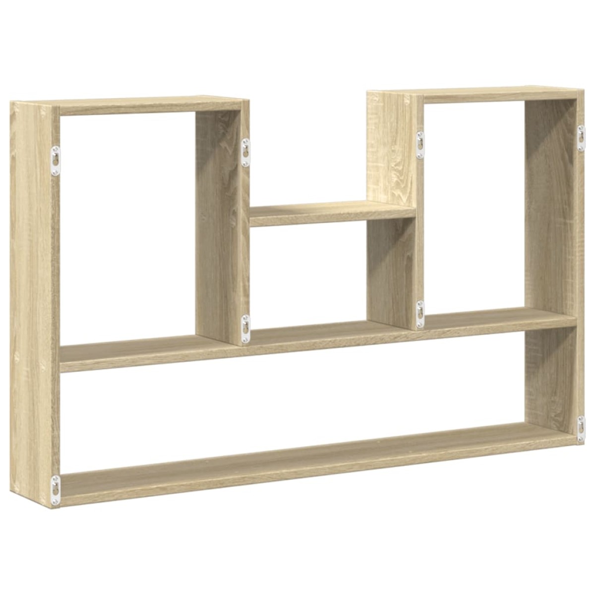 vidaXL Ραφιέρα Τοίχου Sonoma Δρυς 99x15x60 εκ. από Επεξεργασμένο Ξύλο