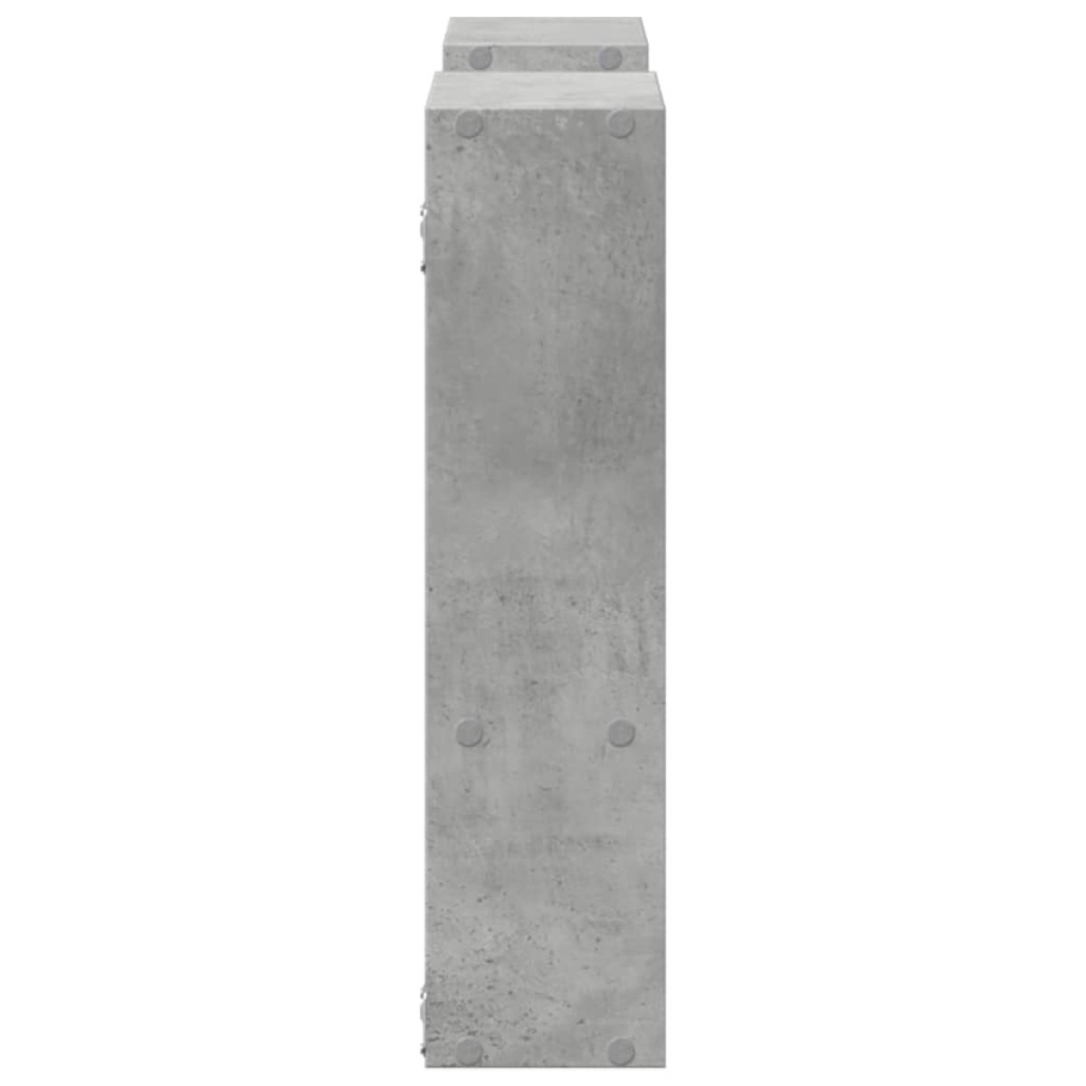 vidaXL Ραφιέρα Τοίχου Γκρι Σκυροδέματος 99x15x60 εκ. από Επεξ. Ξύλο