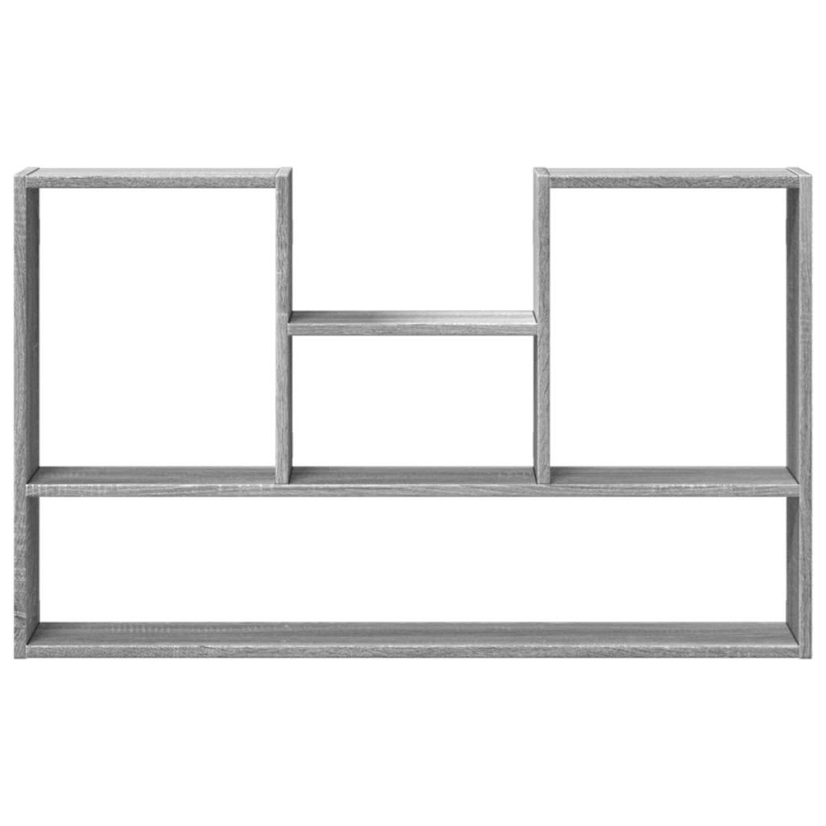 vidaXL Ραφιέρα Τοίχου Γκρι Sonoma 99x15x60 εκ. Επεξεργασμένο Ξύλο
