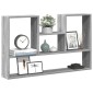 vidaXL Ραφιέρα Τοίχου Γκρι Sonoma 99x15x60 εκ. Επεξεργασμένο Ξύλο