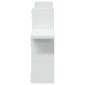 vidaXL Ραφιέρες Τοίχου 2 τεμ. Λευκές 38x12x38 εκ. από Επεξ. Ξύλο