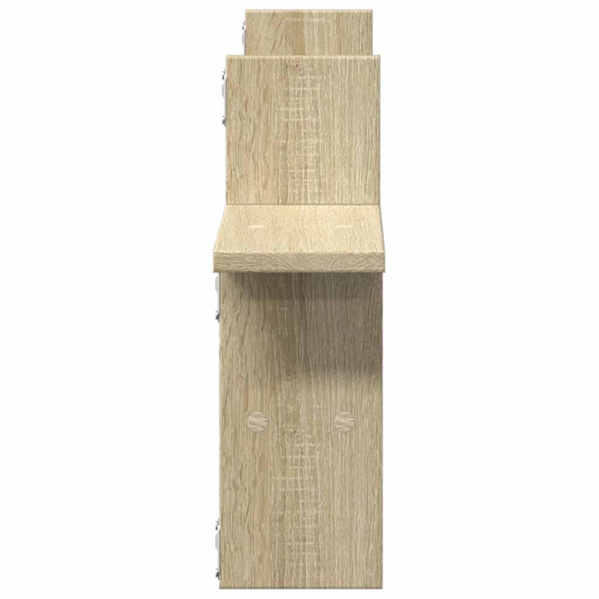vidaXL Ραφιέρες Τοίχου 2 τεμ. Sonoma Δρυς 38x12x38 εκ. από Επεξ. Ξύλο