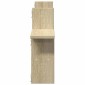 vidaXL Ραφιέρες Τοίχου 2 τεμ. Sonoma Δρυς 38x12x38 εκ. από Επεξ. Ξύλο