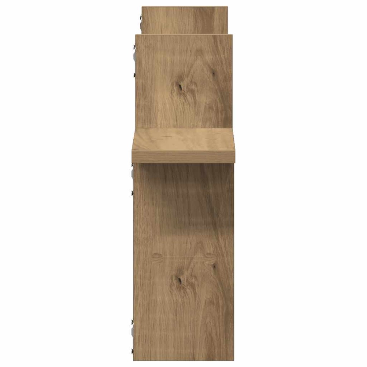 vidaXL Ραφιέρες Τοίχου 2 τεμ. Αρτισιανή Δρυς 38x12x38 εκ. Επεξ. Ξύλο