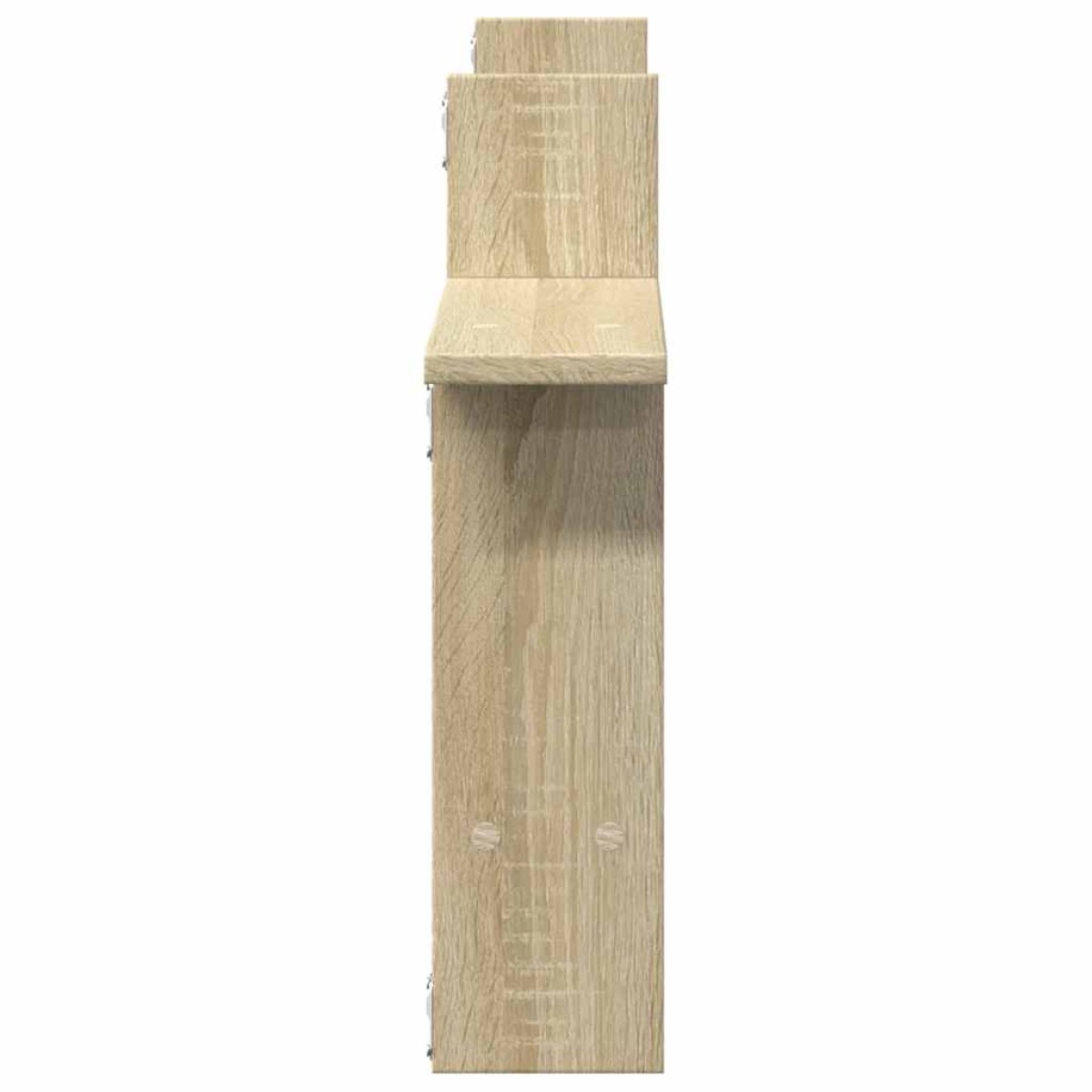 vidaXL Ραφιέρες Τοίχου 2 τεμ. Sonoma Δρυς 50x12x50 εκ. από Επεξ. Ξύλο