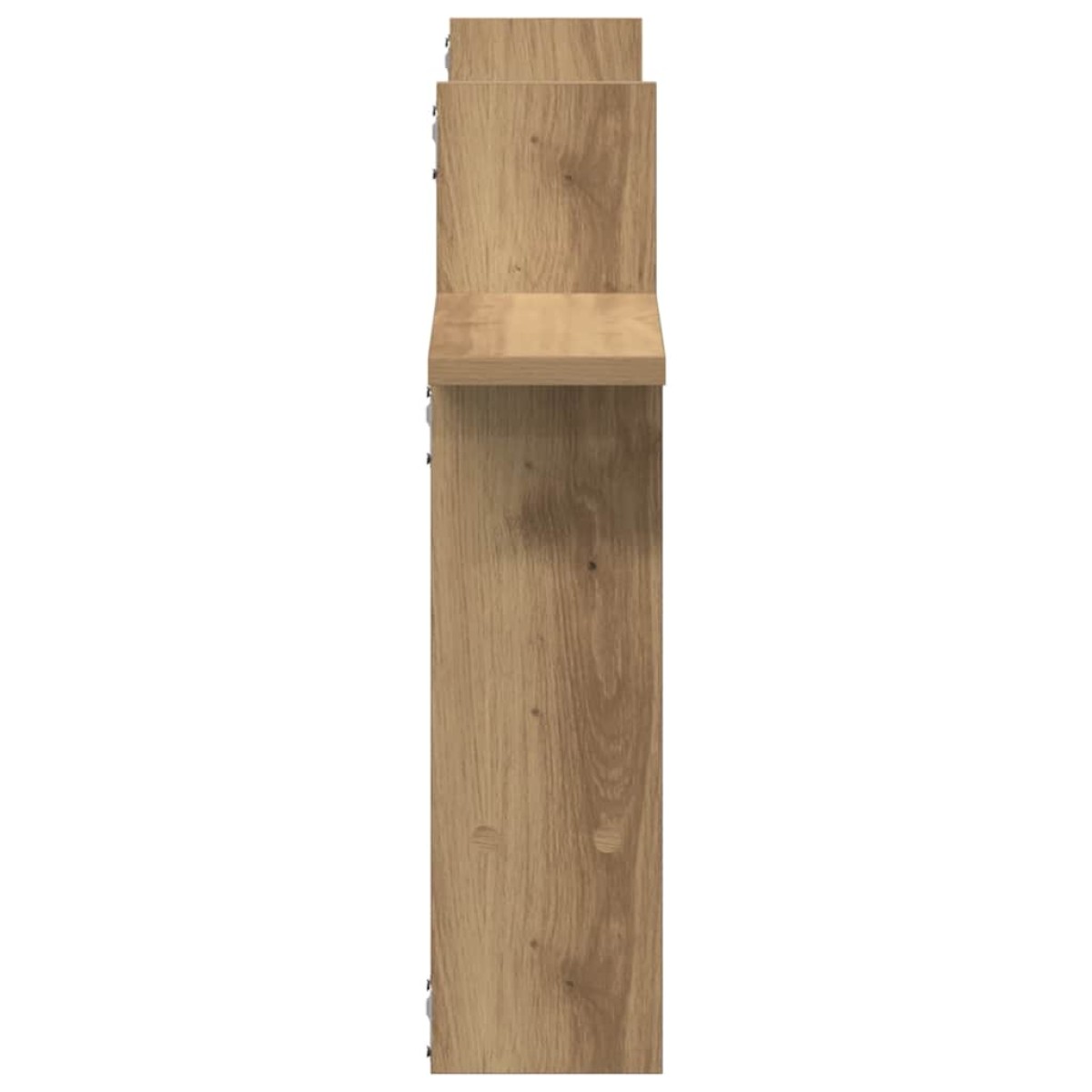 vidaXL Ραφιέρες Τοίχου 2 τεμ. Αρτισιανή Δρυς 50x12x50 εκ. Επεξ. Ξύλο
