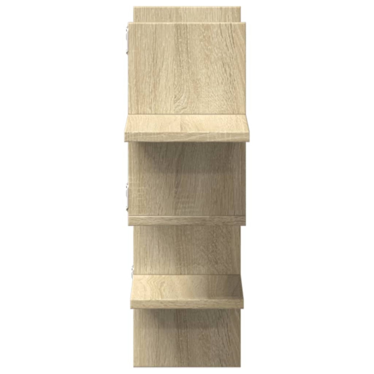 vidaXL Ράφι Τοίχου Sonoma Δρυς 124,5x18x60,5 εκ. από Επεξ. Ξύλο