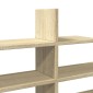 vidaXL Ράφι Τοίχου Sonoma Δρυς 124,5x18x60,5 εκ. από Επεξ. Ξύλο