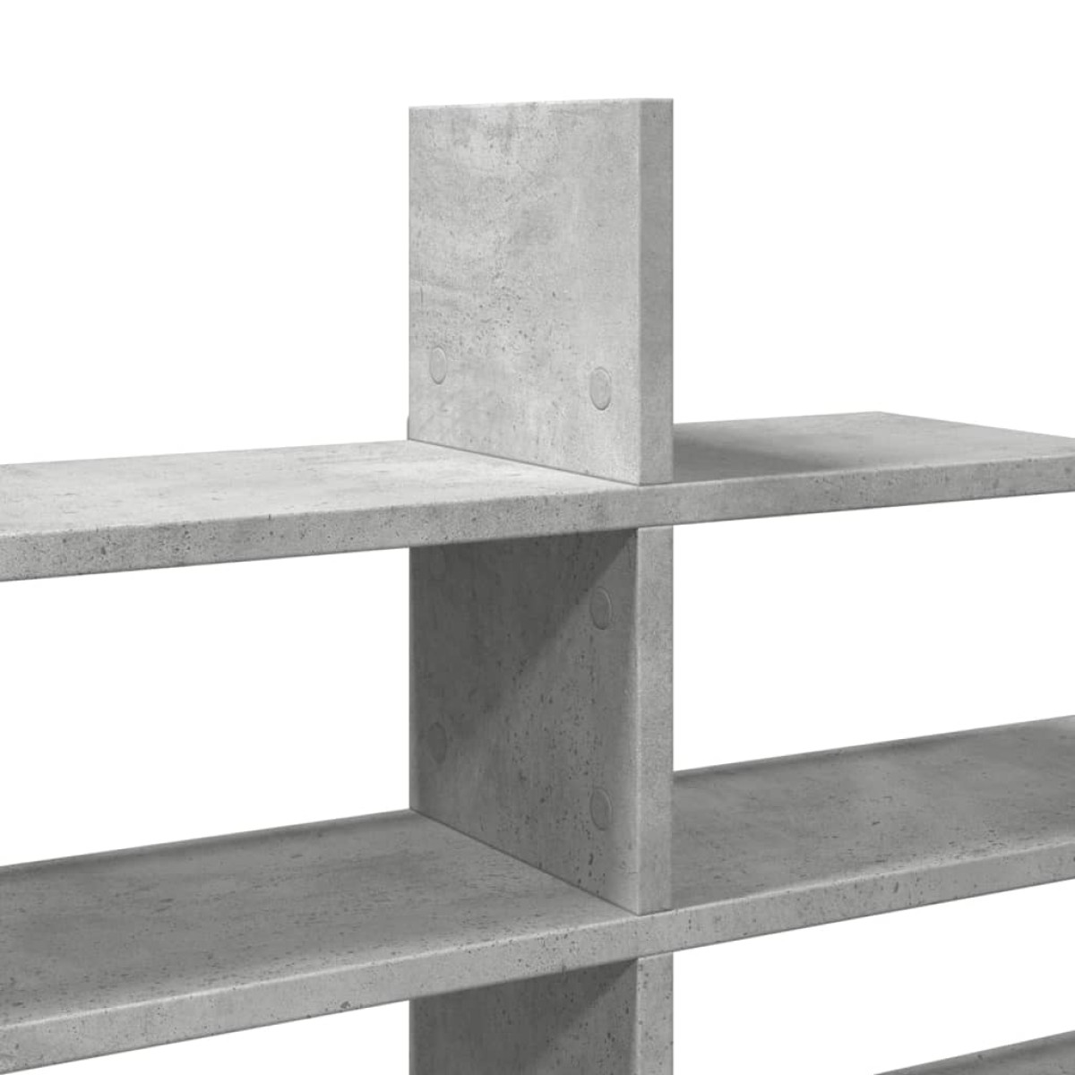 vidaXL Ράφι Τοίχου Γκρι Σκυροδέματος 124,5x18x60,5 εκ. από Επεξ. Ξύλο