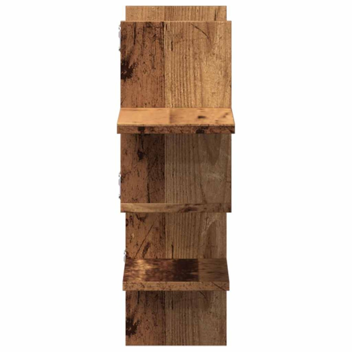 vidaXL Ραφιέρα Τοίχου Όψη Παλαιού Ξύλου 124,5x18x60,5 εκ. Επεξ. Ξύλο