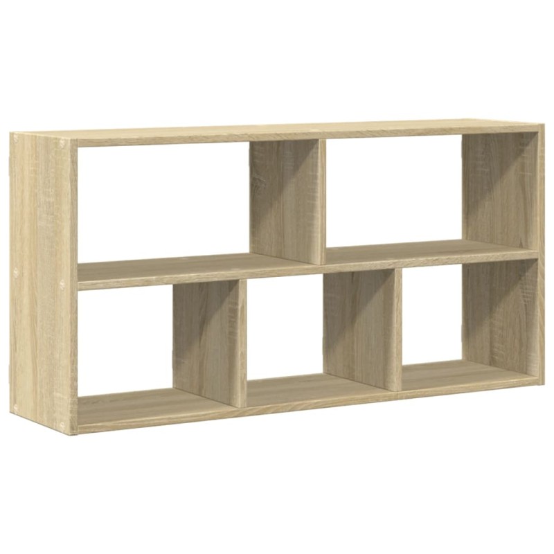 vidaXL Ράφι Τοίχου Sonoma Δρυς 100x25x50 εκ. Επεξεργασμένο Ξύλο