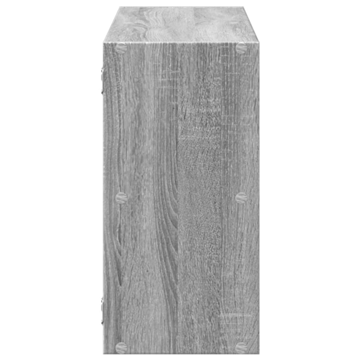 vidaXL Ραφιέρα Τοίχου Γκρι Sonoma 100x25x50 εκ. Επεξεργασμένο Ξύλο
