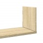 vidaXL Ραφιέρες Τοίχου 3 τεμ. Sonoma Δρυς 80x18x18 εκ. από Επεξ. Ξύλο